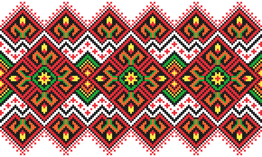 consecutive knitting patterns vector background002